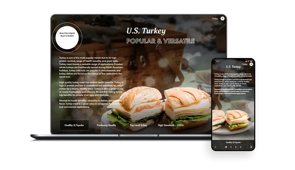 a laptop and a smartphone showing the USAPEEC website