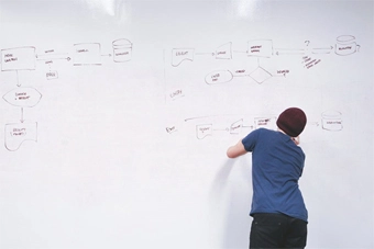 data mapping on whiteboard