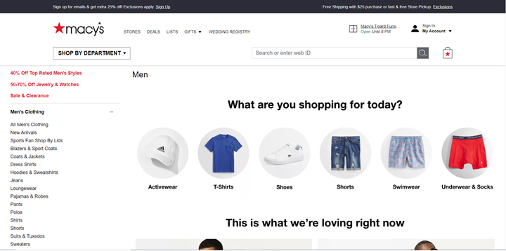 Sales item screenshot